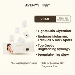 AVENYS Prestige YUME Glow Bright Booster Trial Set