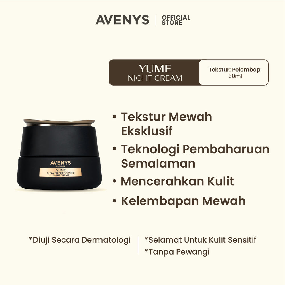 AVENYS Prestige YUME Glow Bright Booster Night Cream