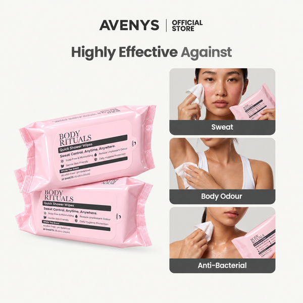 BODY RITUALS Quick Shower Wipes product information
