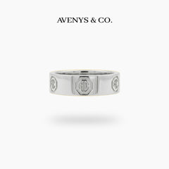 Halo Classic Ring – on White Gold