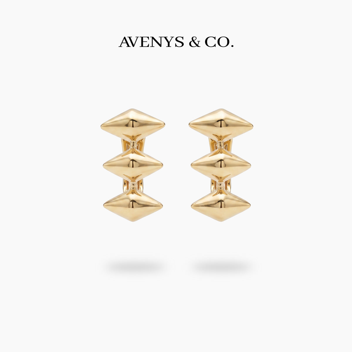 Timeless Eternal Earrings – on Yellow Gold