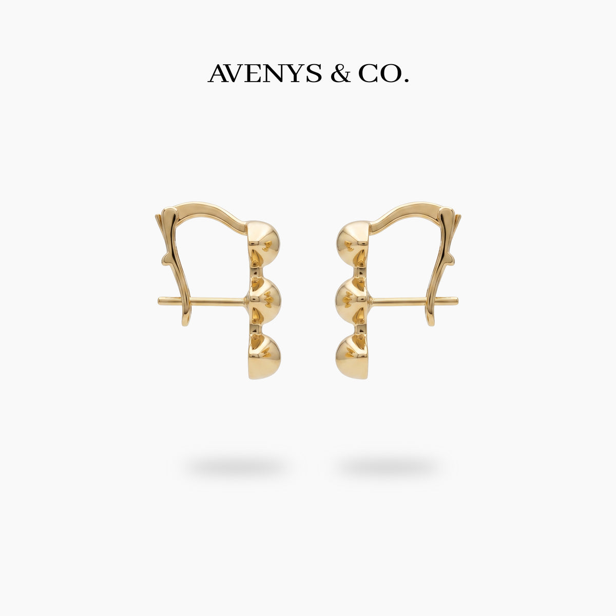 Timeless Eternal Earrings – on Yellow Gold