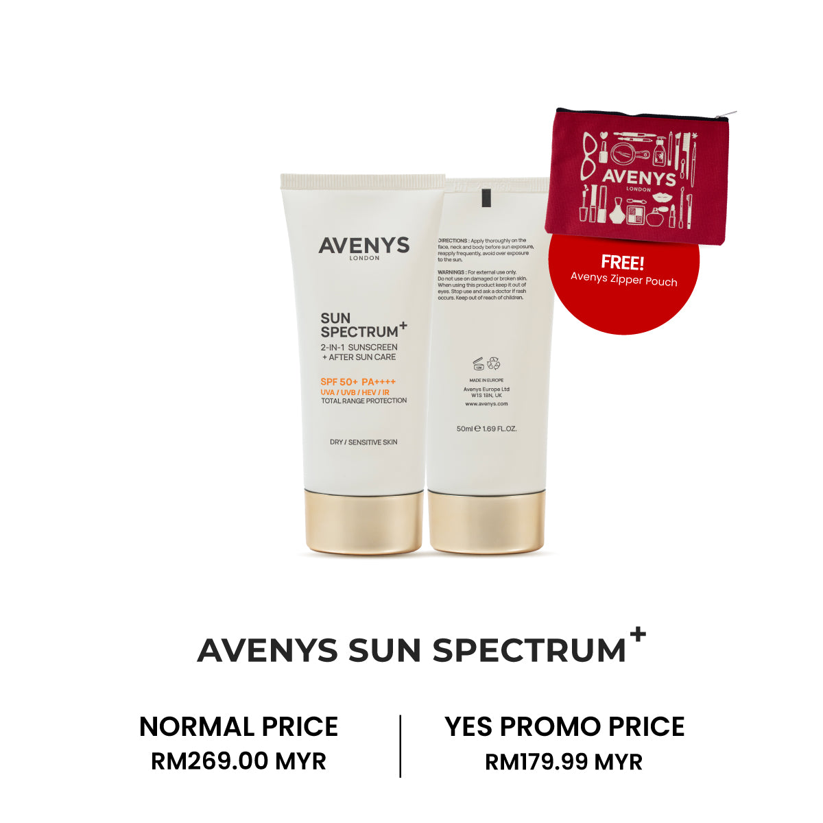 AVENYS Sun Spectrum+ (Dry/ Sensitive Skin)