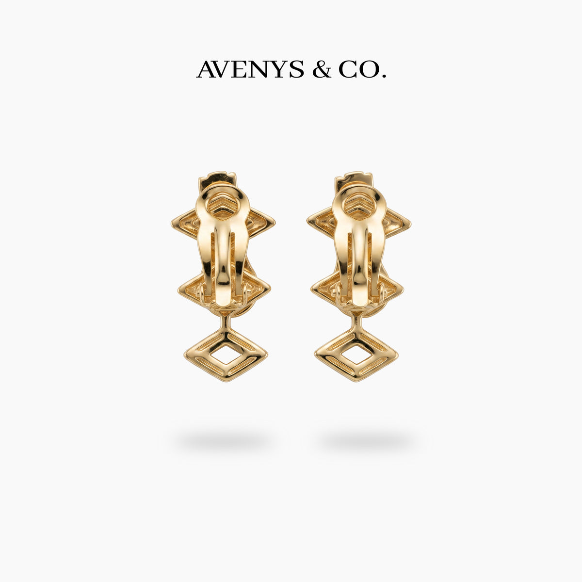 Timeless Eternal Earrings – on Yellow Gold