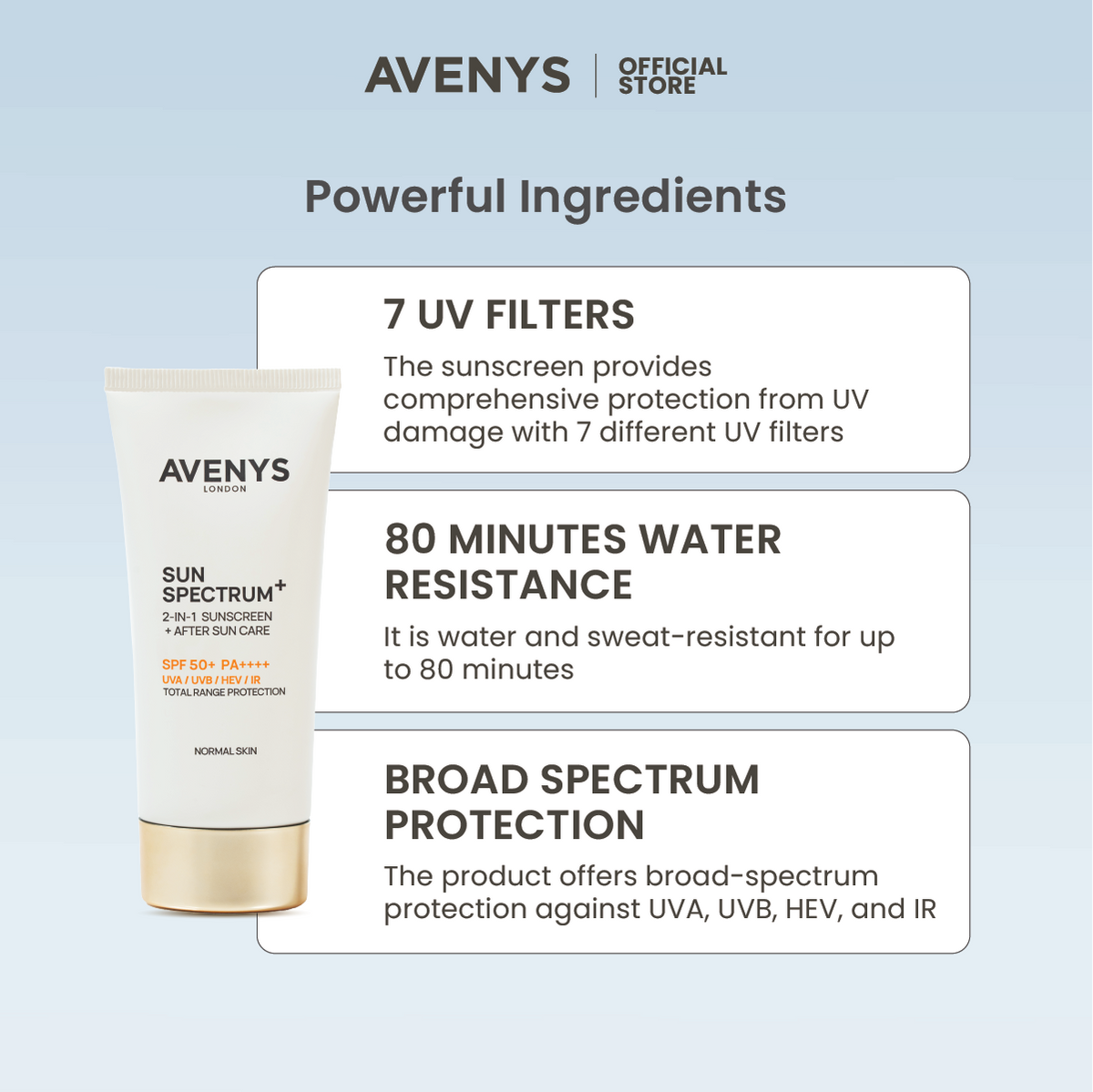 AVENYS Sun Spectrum+ (Dry/ Sensitive Skin)
