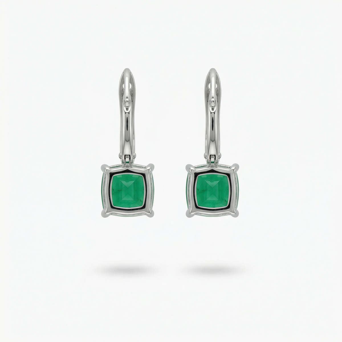 Princess Drop Earring with Paraiba Princess Stone – on White Gold