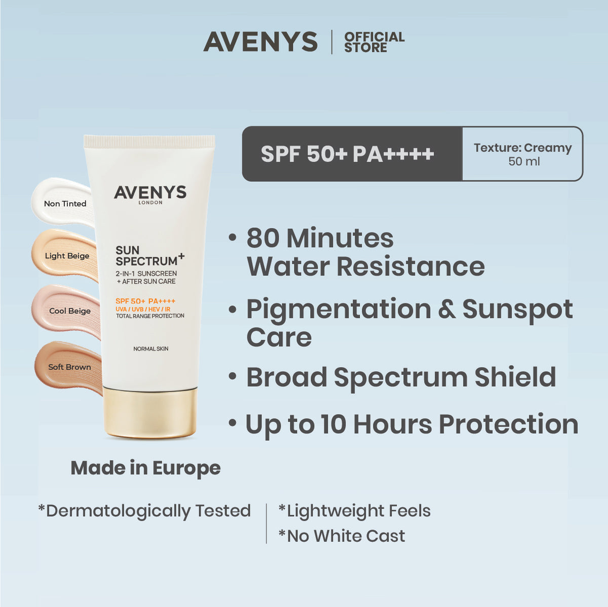 AVENYS Sun Spectrum+ (Oily & Acne Skin)