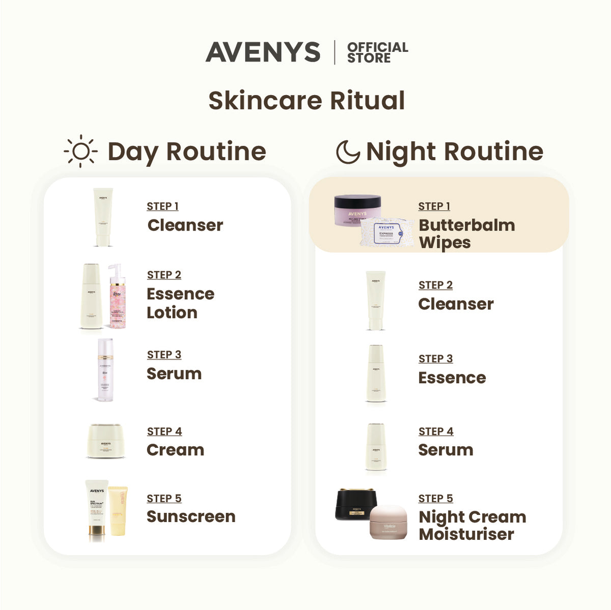 AVENYS Melt Away Makeup Butter Balm