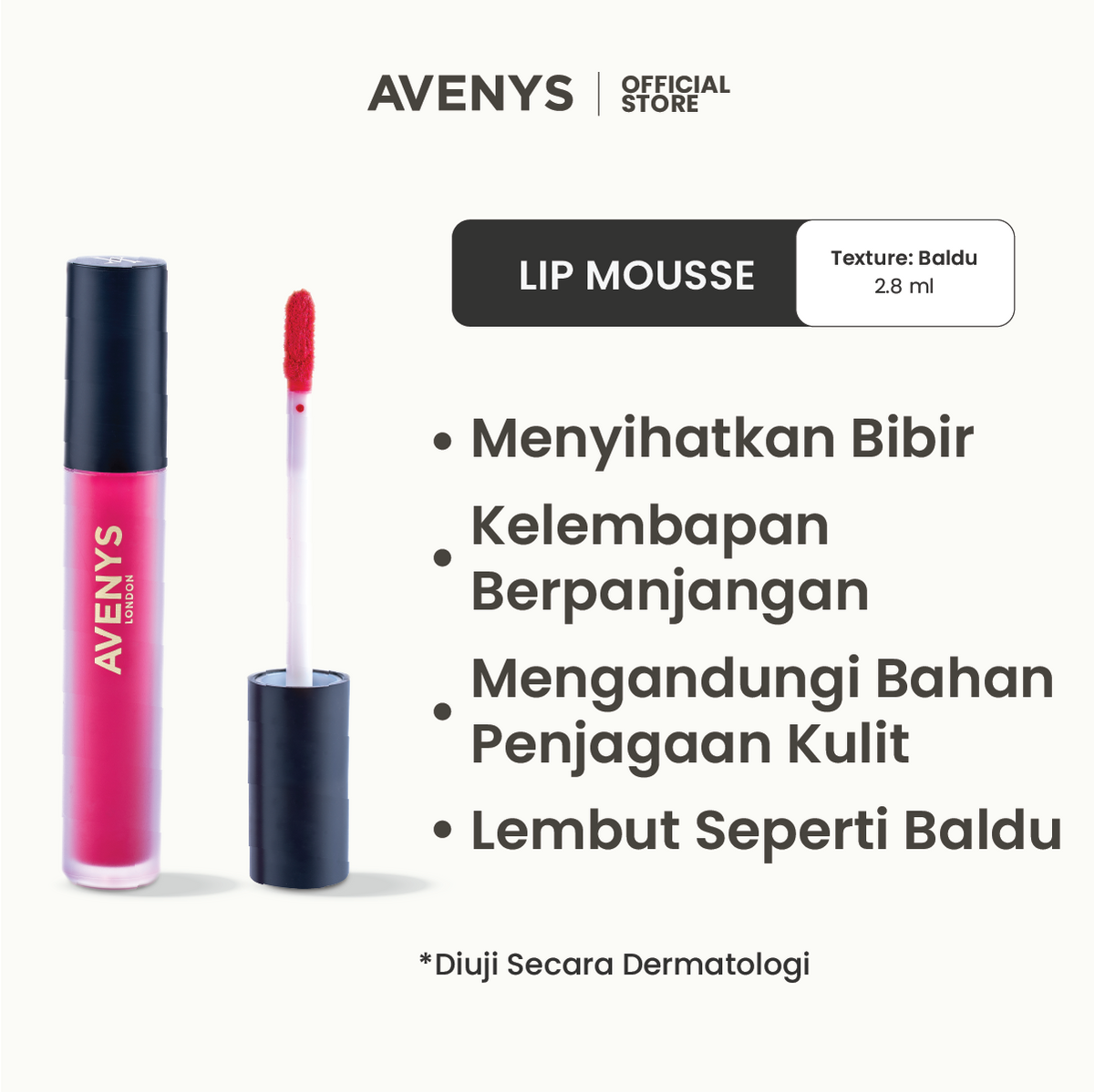AVENYS Cloud Soft Matte Lip Mousse
