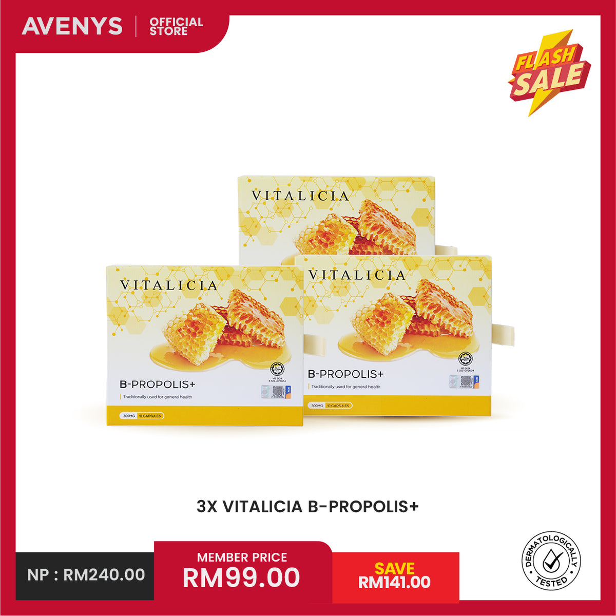 VITALICIA  B-Propolis+ Bundle of 3