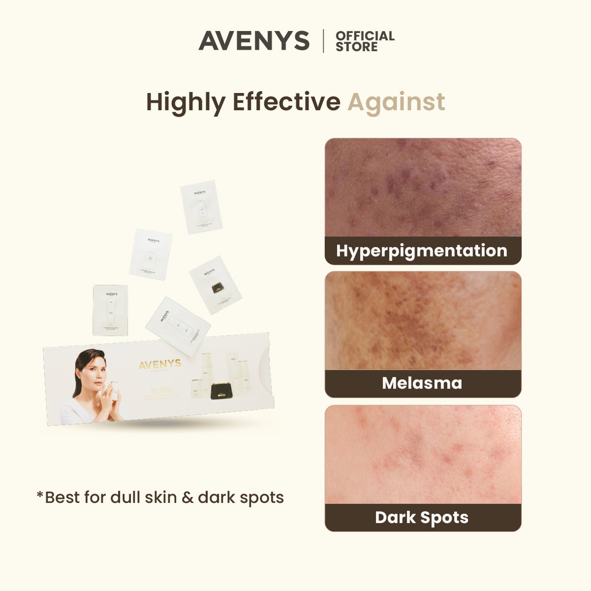 AVENYS Prestige YUME Glow Bright Booster Trial Set