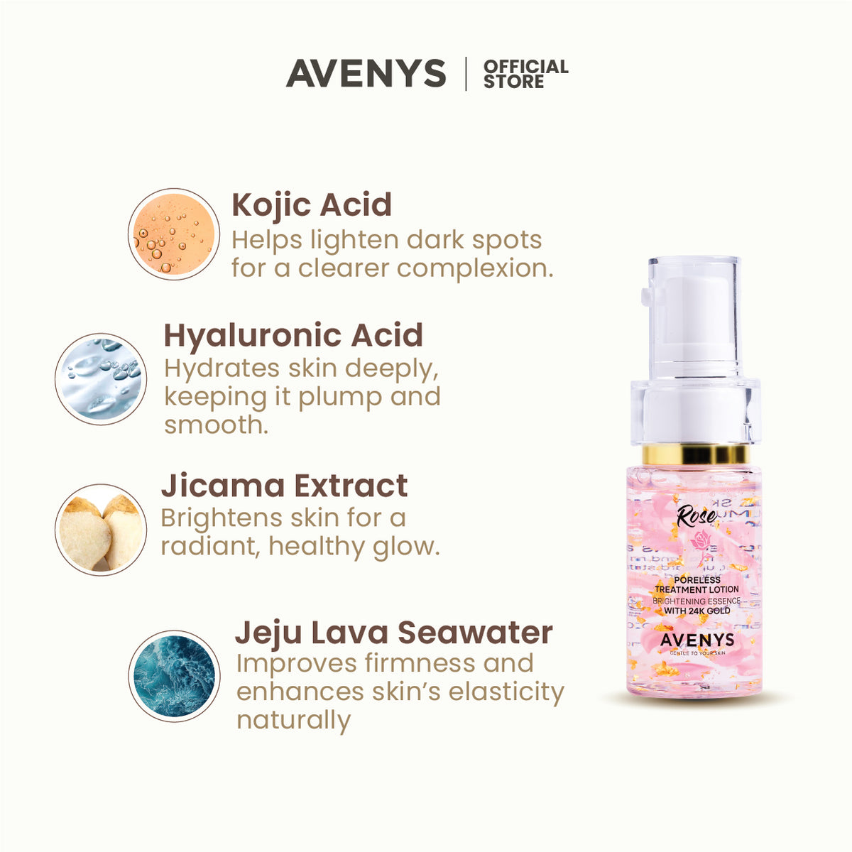 AVENYS ROSE Poreless Treatment Lotion (35ml) x2