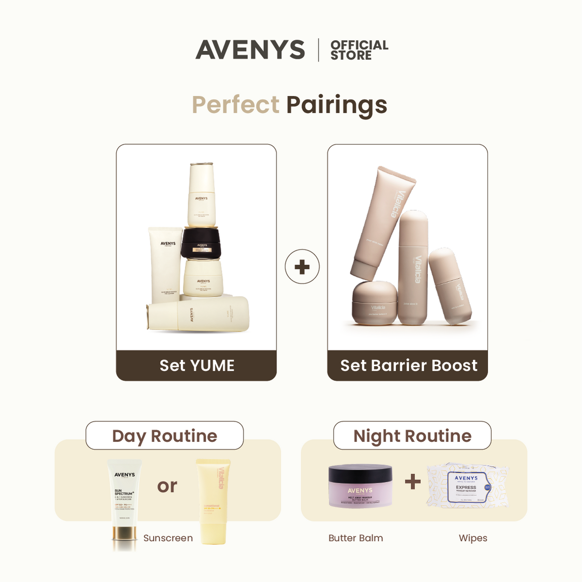 AVENYS Express Makeup Remover Wipes
