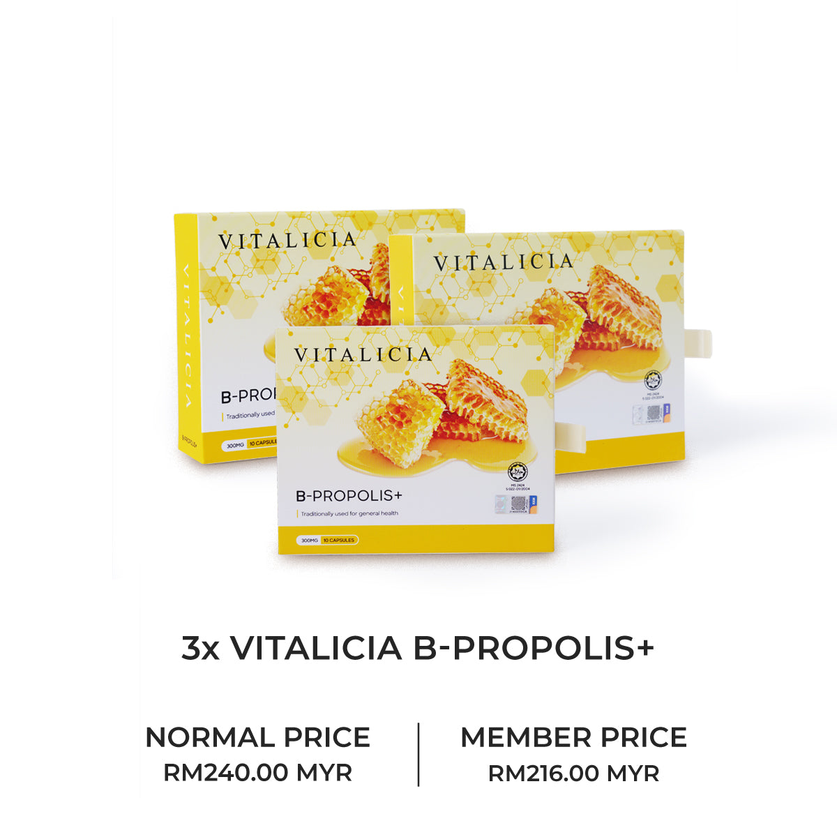 VITALICIA  B-Propolis+ Bundle of 3