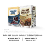 Burn Iced Kurma & Burn Hot Chocolate Combo