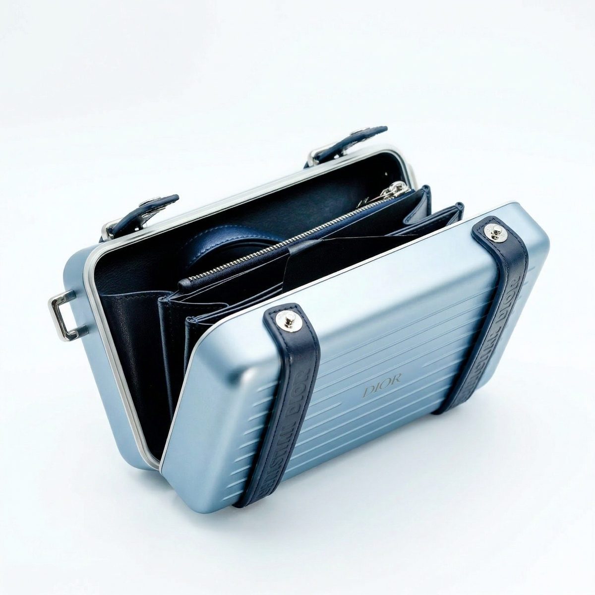 Dior × RIMOWA Personal Aluminum Crossbody Case – Limited Collaboration