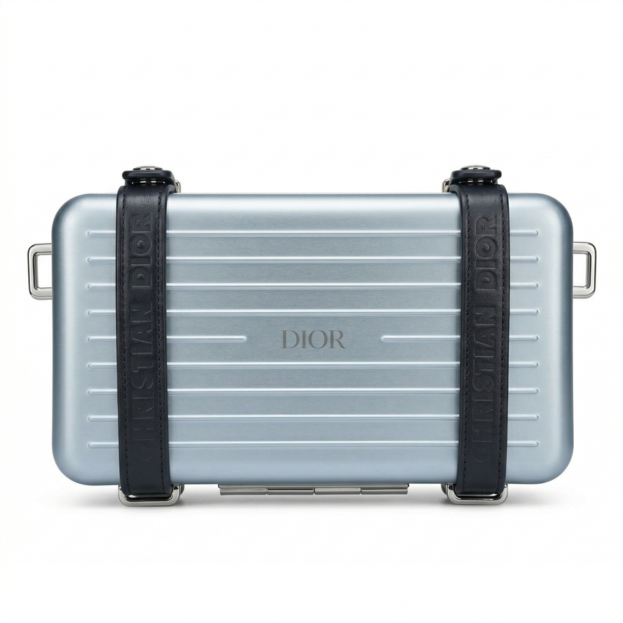 Dior × RIMOWA Personal Aluminum Crossbody Case – Limited Collaboration