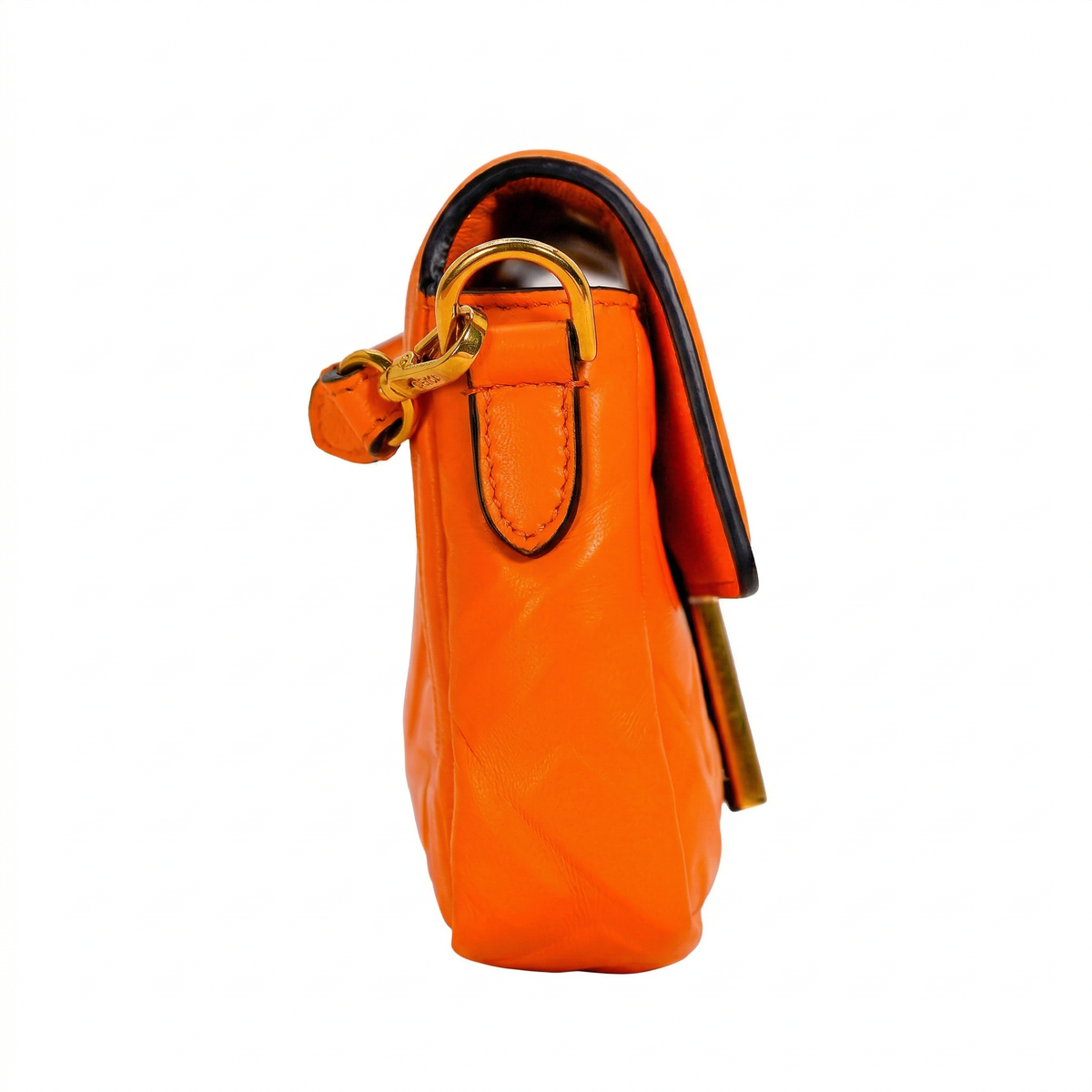 Fendi Nappa FF 1974 Embossed Baguette