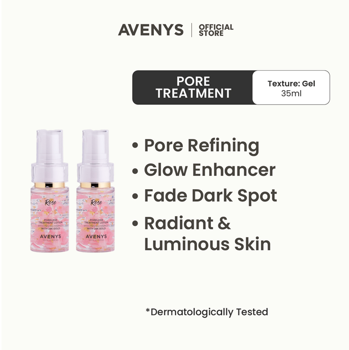AVENYS ROSE Poreless Treatment Lotion (35ml) x2