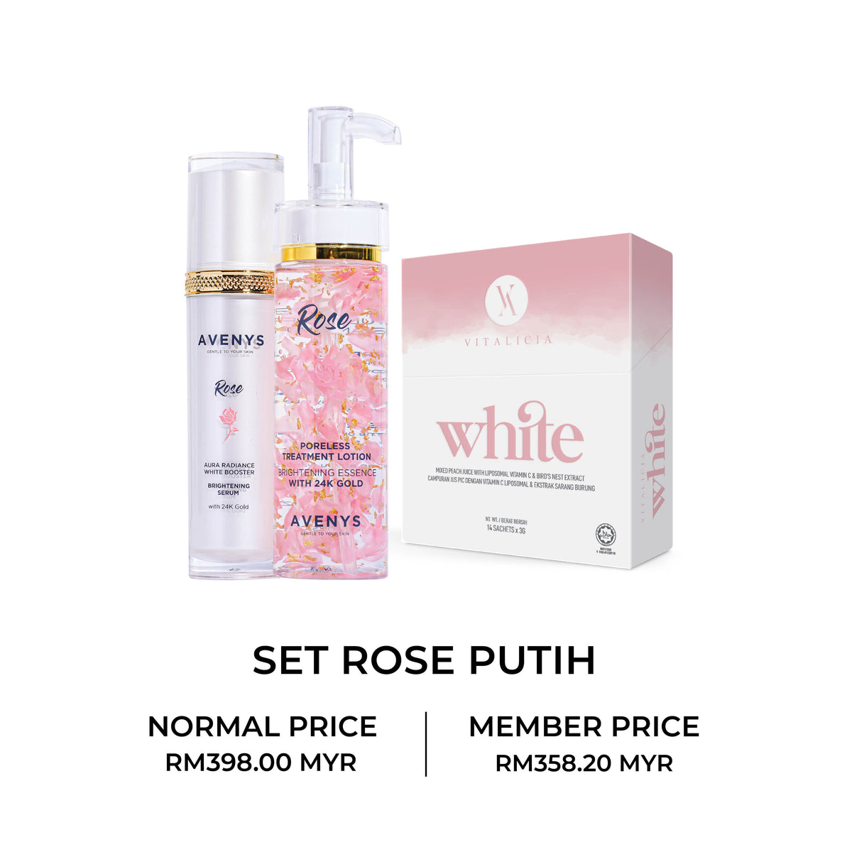 Set Rose Skincare