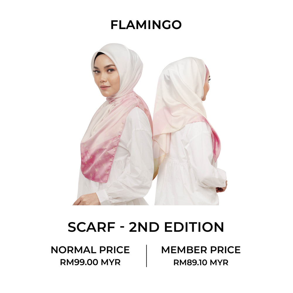 AVENYS Scarf (2nd Edition) - Flamingo