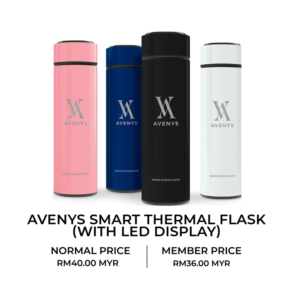 AVENYS Smart Thermal Flask (with LED Display)