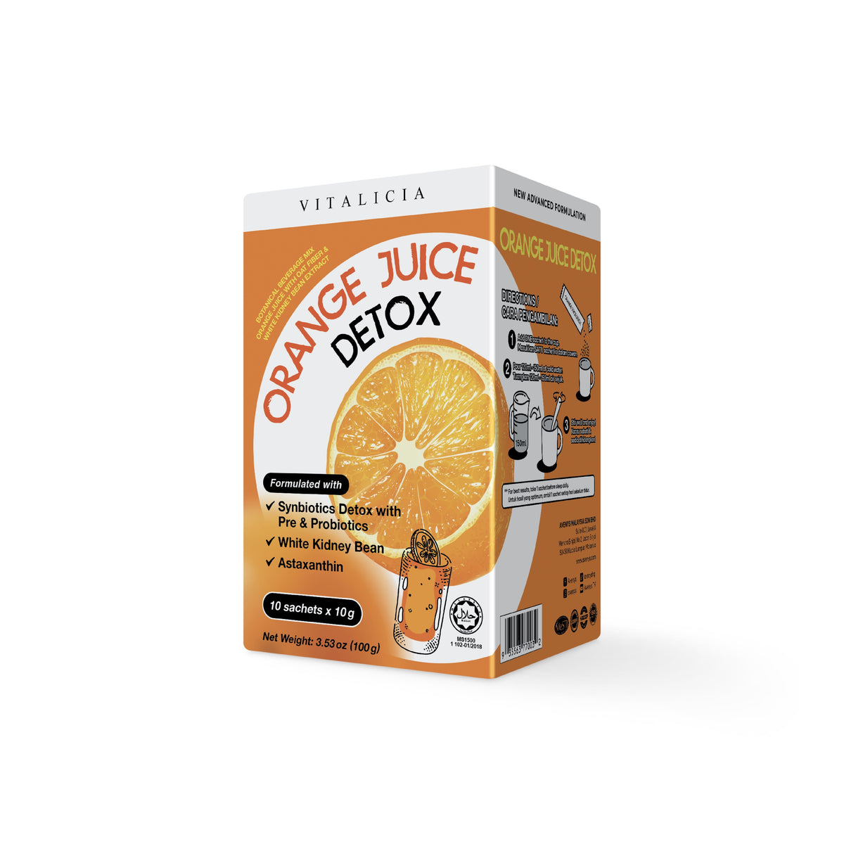 VITALICIA Orange Detox Juice (OJD)